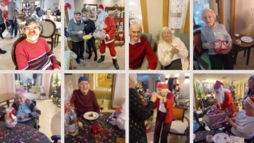 Christmas party at Augustus Court care home
